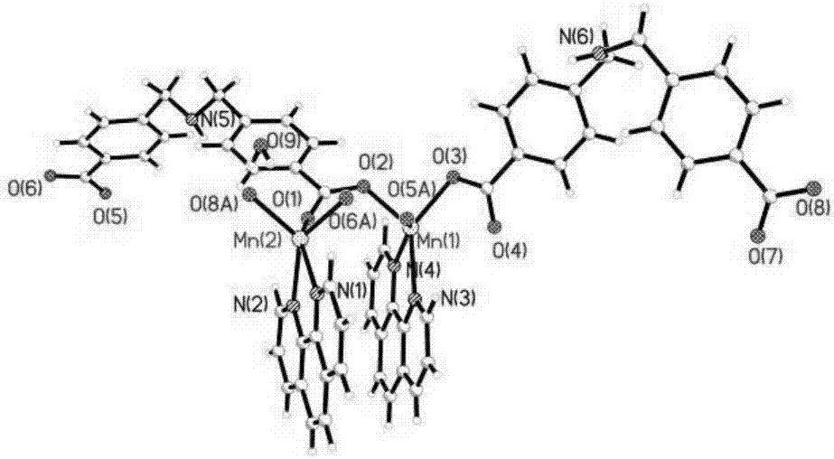 4,4′‑(双(亚甲基)氨基)苯甲酸锰配合物及合成方法与流程