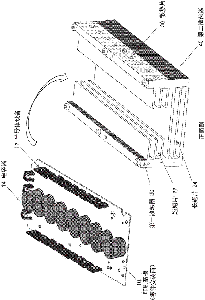 通風管散熱結(jié)構(gòu)及包括具有該通風管散熱結(jié)構(gòu)的通風管的電力轉(zhuǎn)換裝置的制造方法