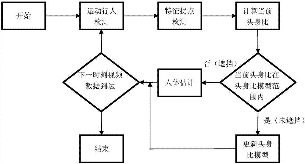 一种基于特征拐点的人体高度估计方法与流程