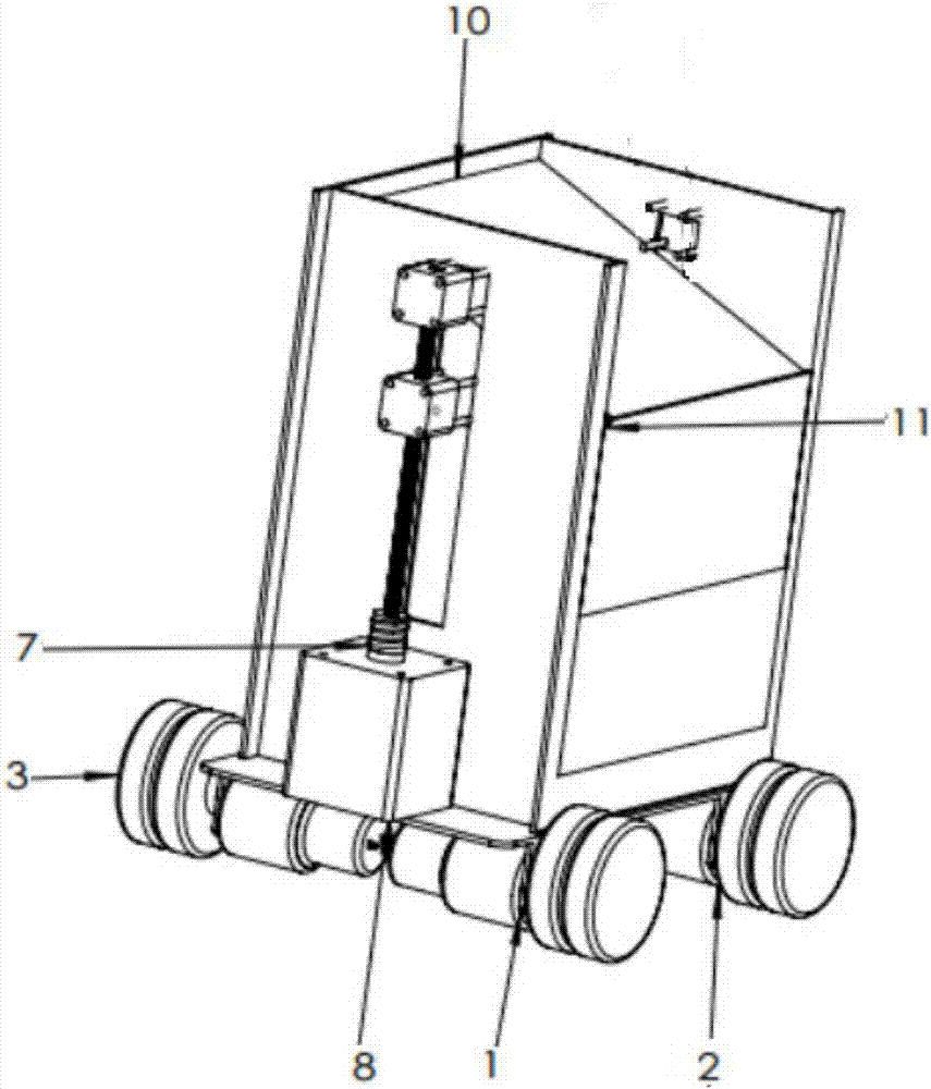 一种小型货物分拣运送系统中的运载车的制造方法与工艺