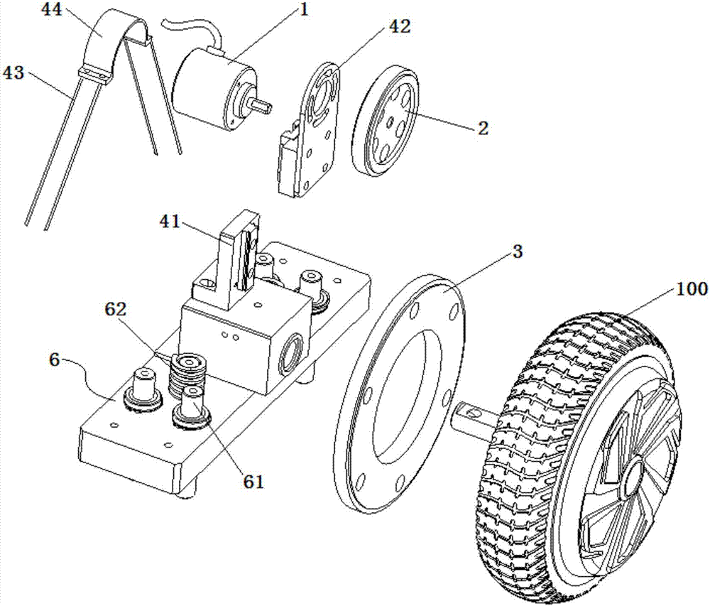 一种测速装置及叉车式AGV小车的制造方法