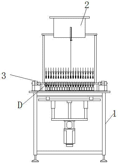 一种针孔瓶口容器瓶插针式注射机及其工作方法与流程