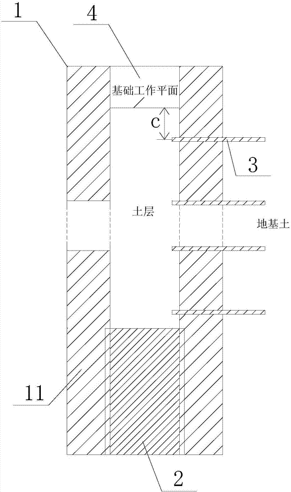 橫向加筋灌漿托換工作井及制作方法與流程