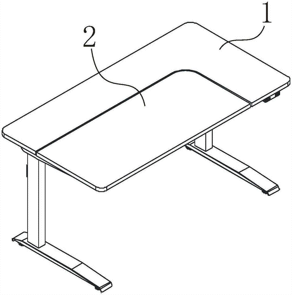 一种电动升降桌的制造方法与工艺