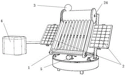 仿向日葵式太阳能热水器升降及旋转装置的制造方法