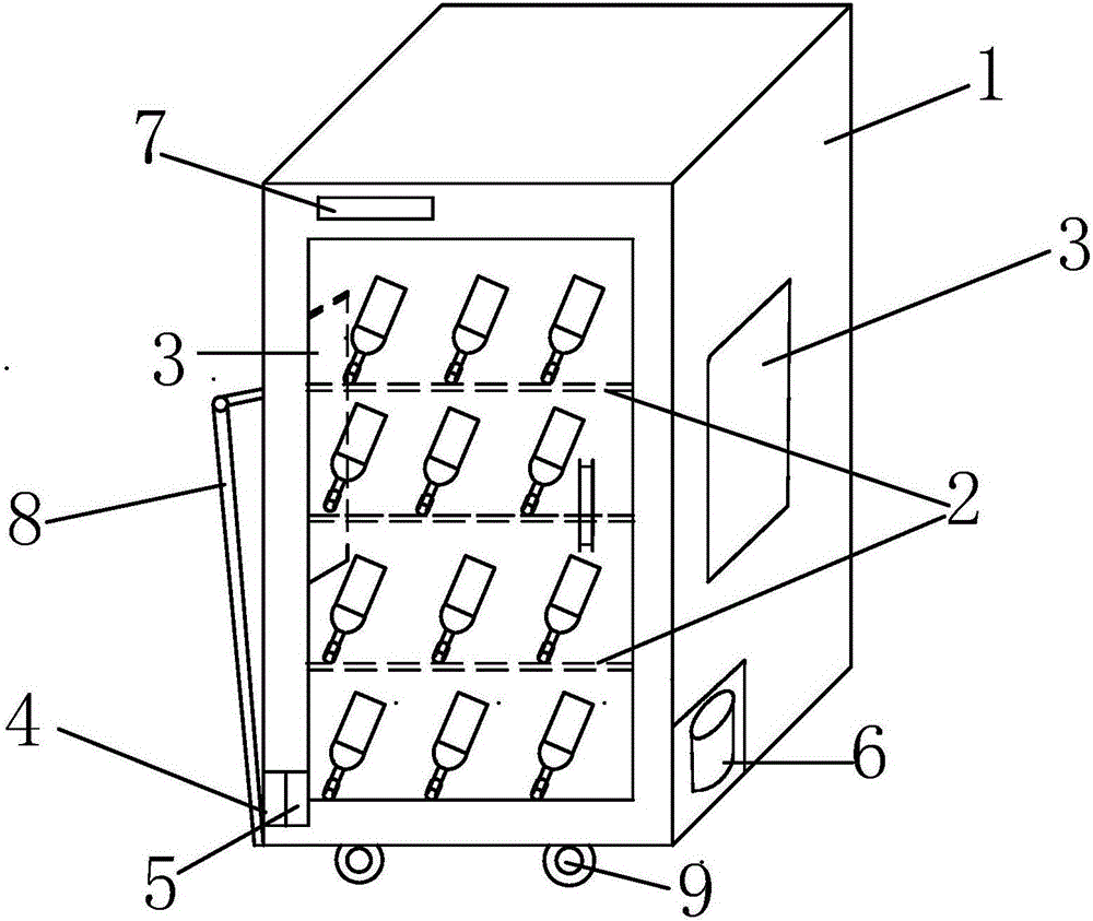 一种利用间歇振荡电场的熟化酒柜的制造方法与工艺