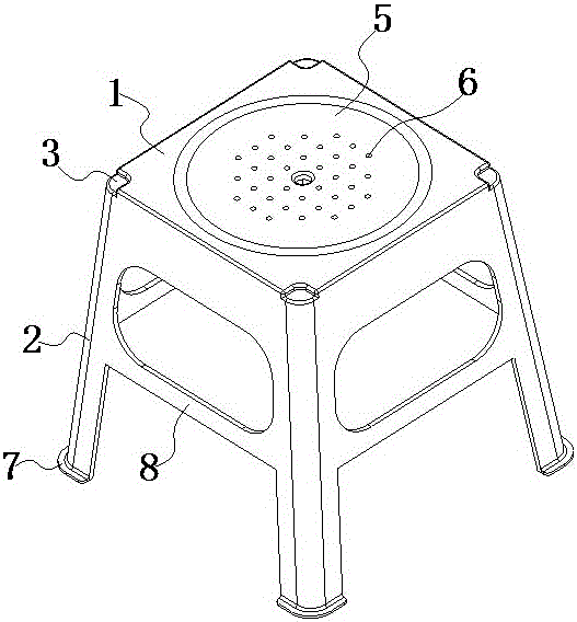 一种简易组合凳子的制作方法