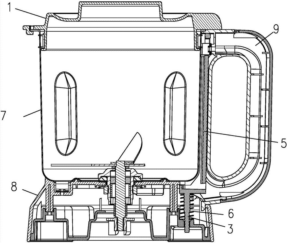 一種料理機(jī)的安全開(kāi)關(guān)結(jié)構(gòu)的制造方法與工藝