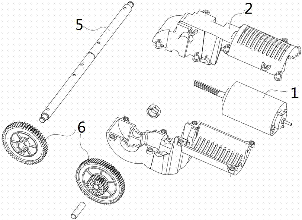 一種新型單電機(jī)腳部按摩器的制造方法與工藝