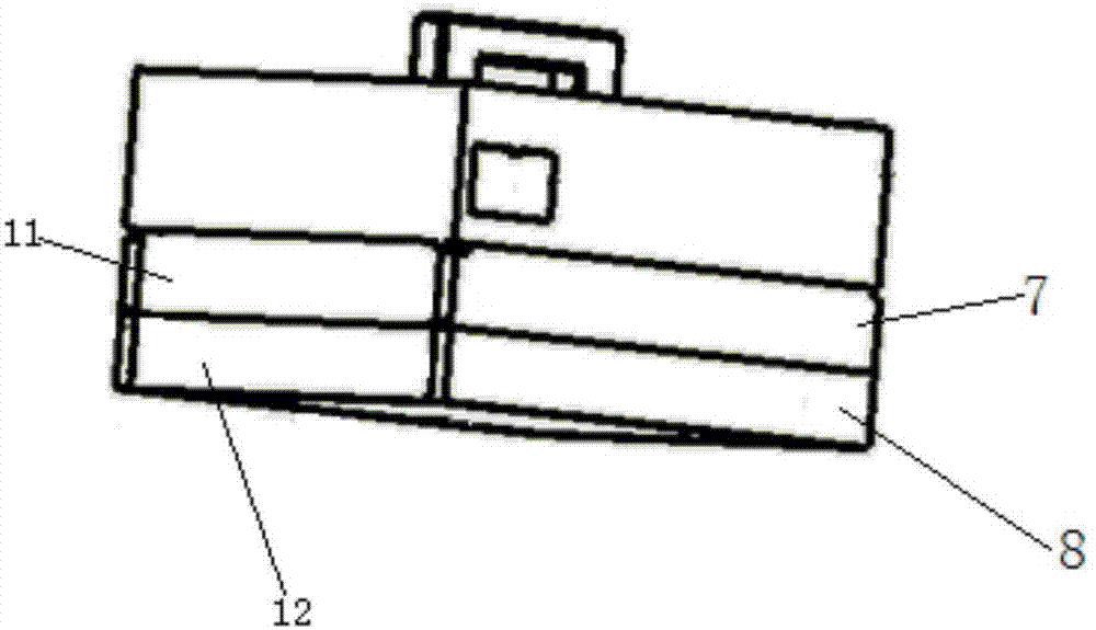 一種具有3D打印功能和變形桌功能的工具箱的制造方法與工藝