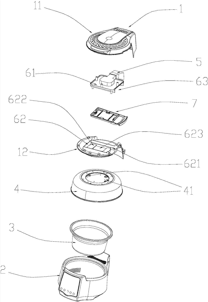 一种具有炉头过滤结构的烹饪机的制造方法与工艺