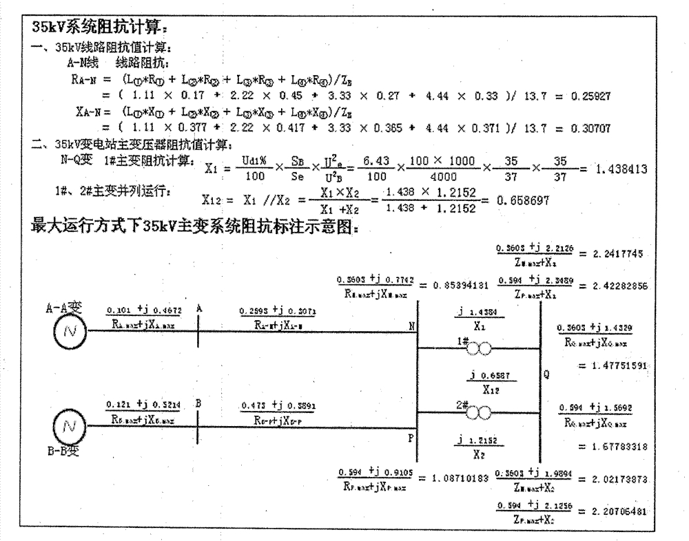 一种3kV～110kV县级电网继电保护定值单的计算方法与流程