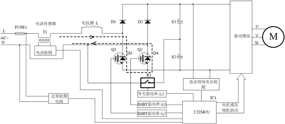 pfc电路及变频空调器的制作方法