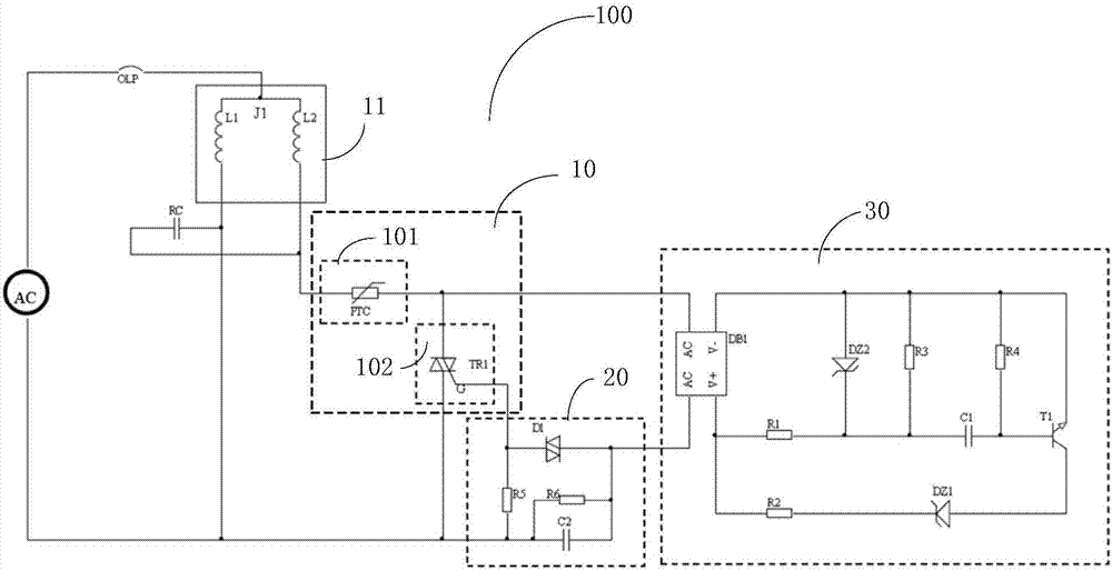 單相交流電機(jī)的起動(dòng)控制電路、壓縮機(jī)系統(tǒng)以及制冷設(shè)備的制造方法與工藝