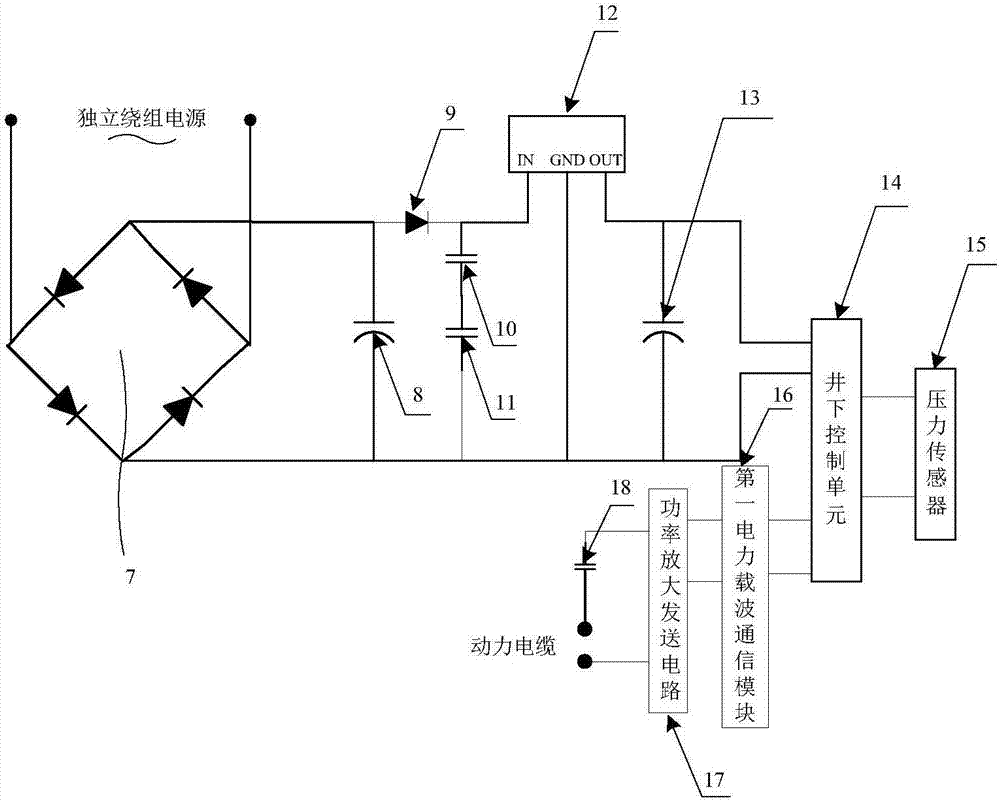 潛油往復抽油機間歇運行時井下信息分時采集裝置及方法與流程