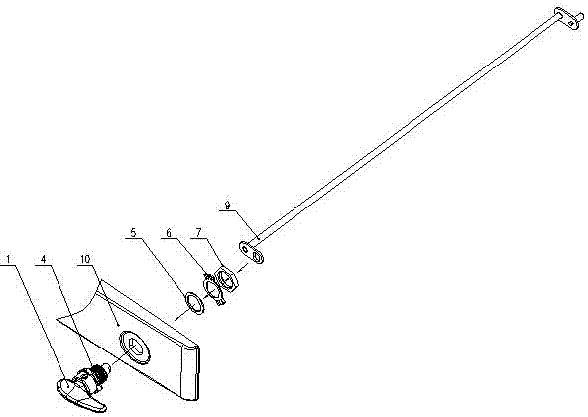 一種醫(yī)用推車抽屜聯(lián)動鎖閉機(jī)構(gòu)的制造方法與工藝