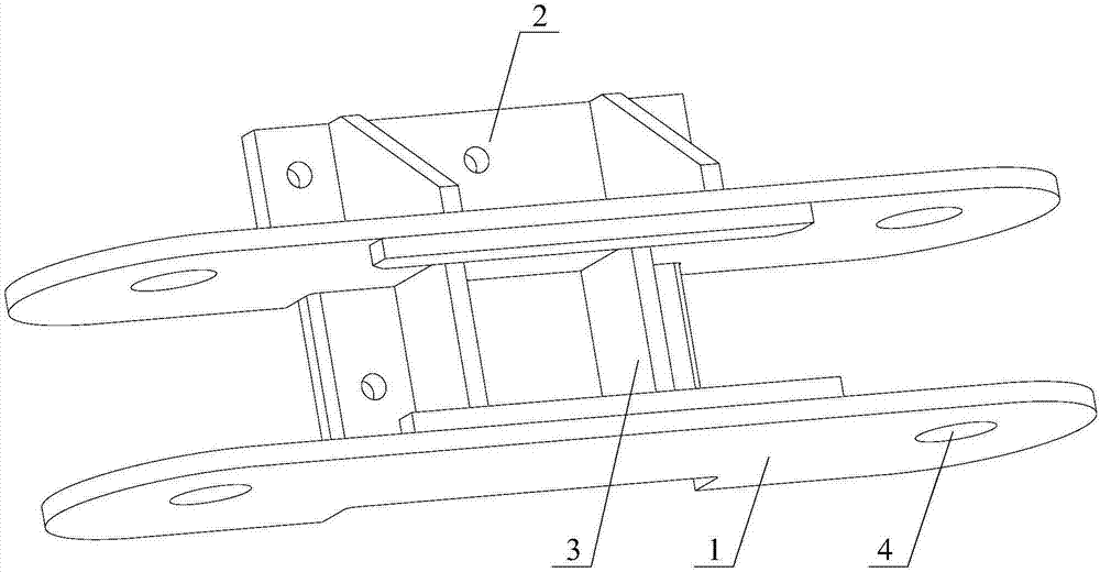 臺(tái)車鏈板垂直度檢測(cè)工裝及臺(tái)車鏈板的加工工藝的制造方法與工藝