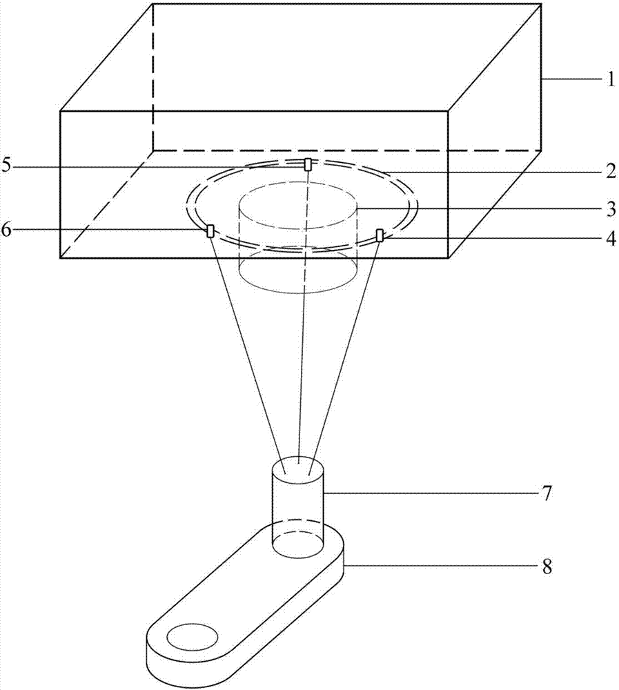 一種基于激光測量的孔擠壓芯棒垂直度校準(zhǔn)方法與裝置與流程