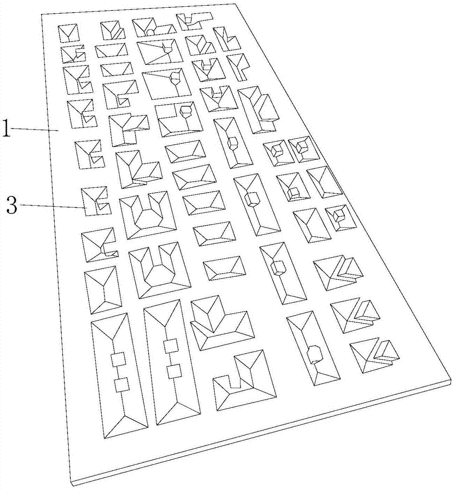 一种房地产模型结构及其制作工艺的制造方法与工艺