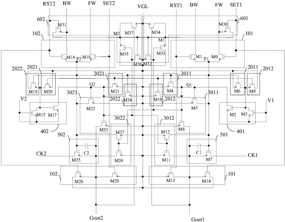 一種掃描單元以及柵極驅(qū)動電路的制造方法與工藝