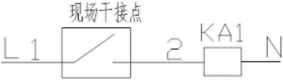 一種通過繼電器消除干接點信號回路感應(yīng)電壓影響的方法與流程