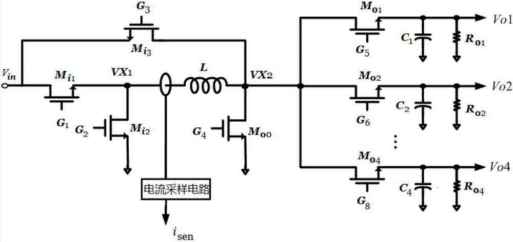 單電感多輸出直流?直流變換器及其電荷恒定控制方法與流程