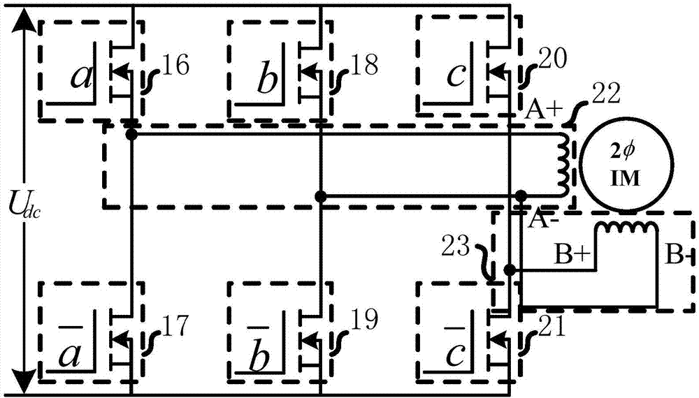 基于三相逆變器的兩相步進(jìn)電機(jī)閉環(huán)驅(qū)動(dòng)裝置及方法與流程