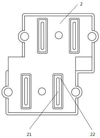 一种四孔的母线槽连接头的连接结构的制造方法与工艺