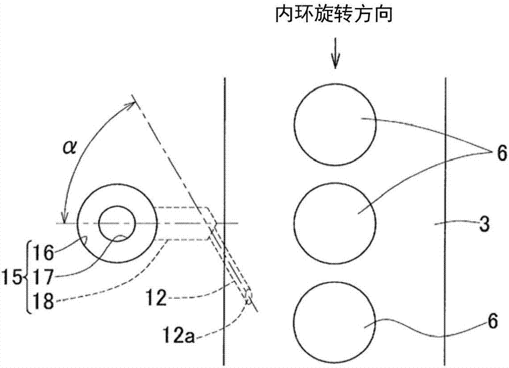 軸承裝置的冷卻構造的制造方法