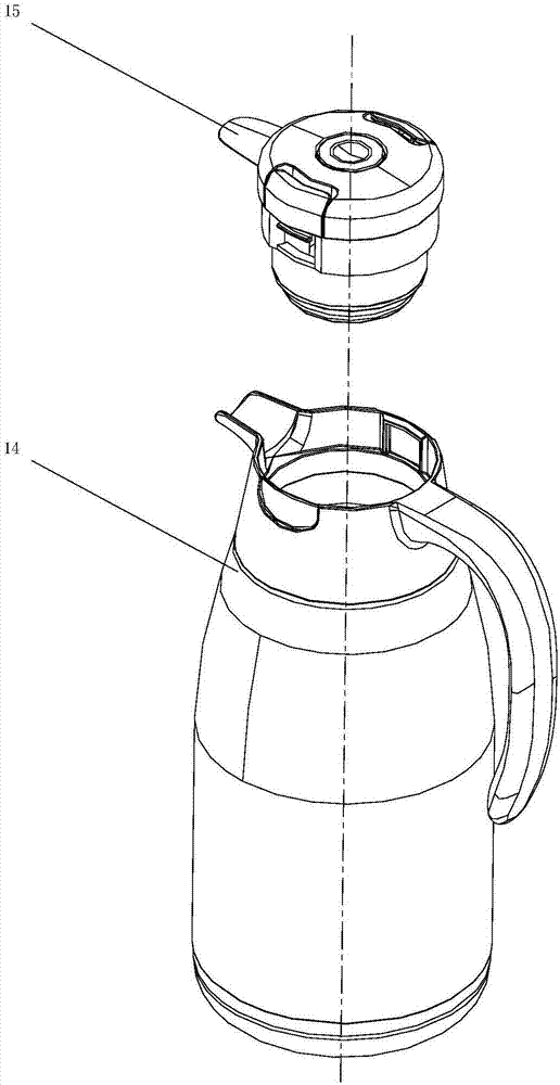 一种带可全拆卸泄压式开关的咖啡壶的制造方法与工艺