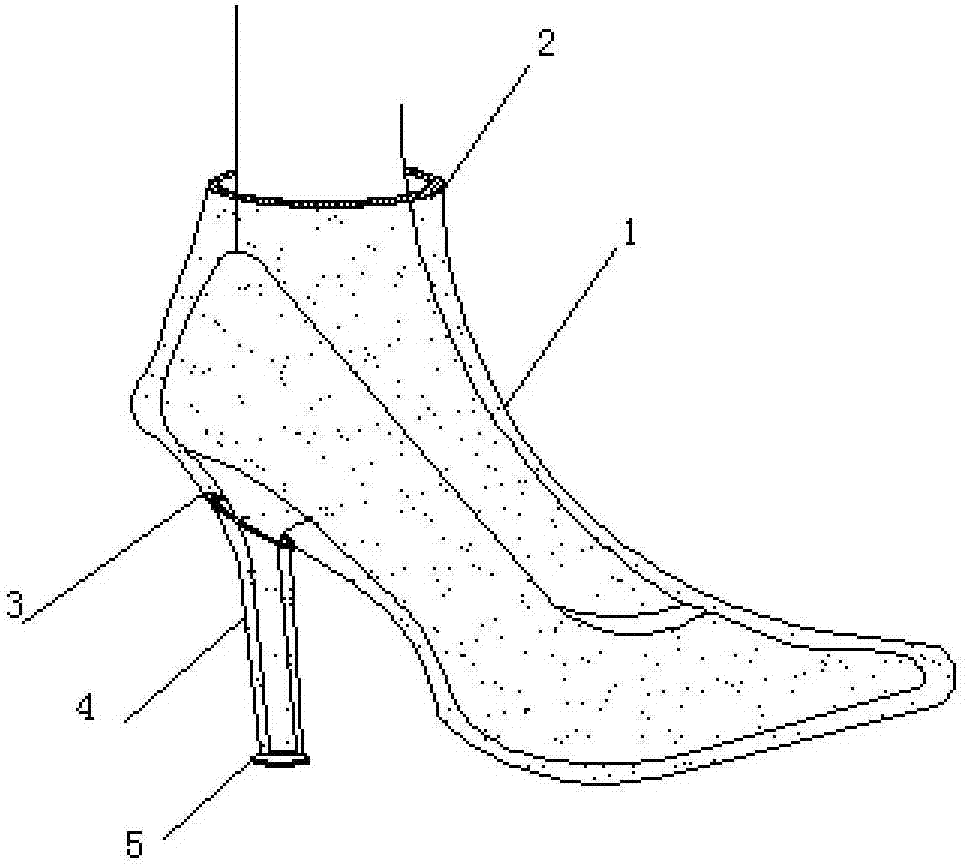 用于高跟鞋的鞋套的制造方法與工藝