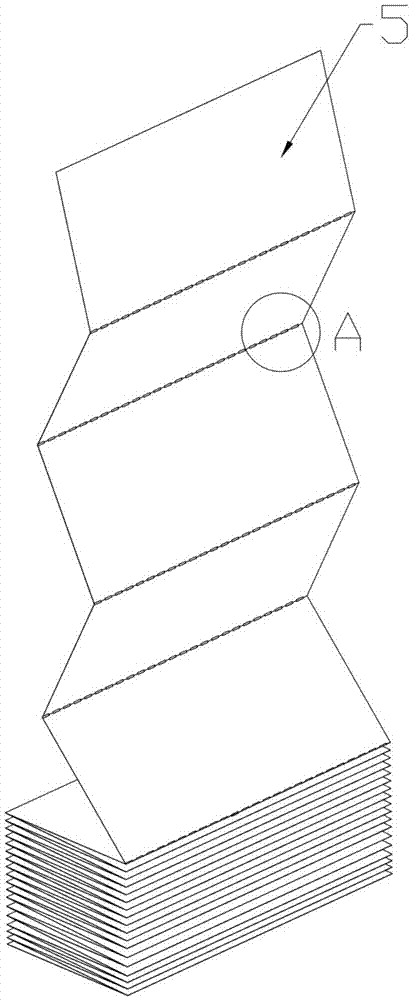 一种单幅打孔折叠抽纸的制造方法与工艺