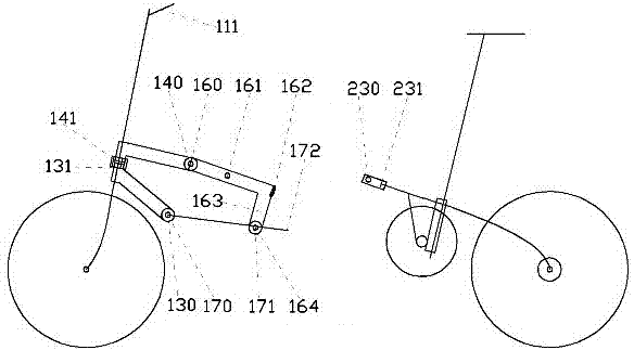 折叠坐椅自行车及其制造工艺的制造方法与工艺