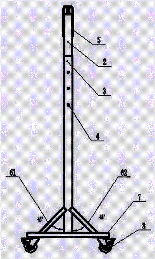 一種城市軌道交通供電系統(tǒng)設(shè)備安裝專用的龍門(mén)架的制造方法與工藝