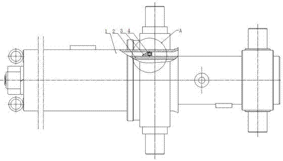 自卸车前置顶液压油缸用定位环改进结构的制造方法与工艺