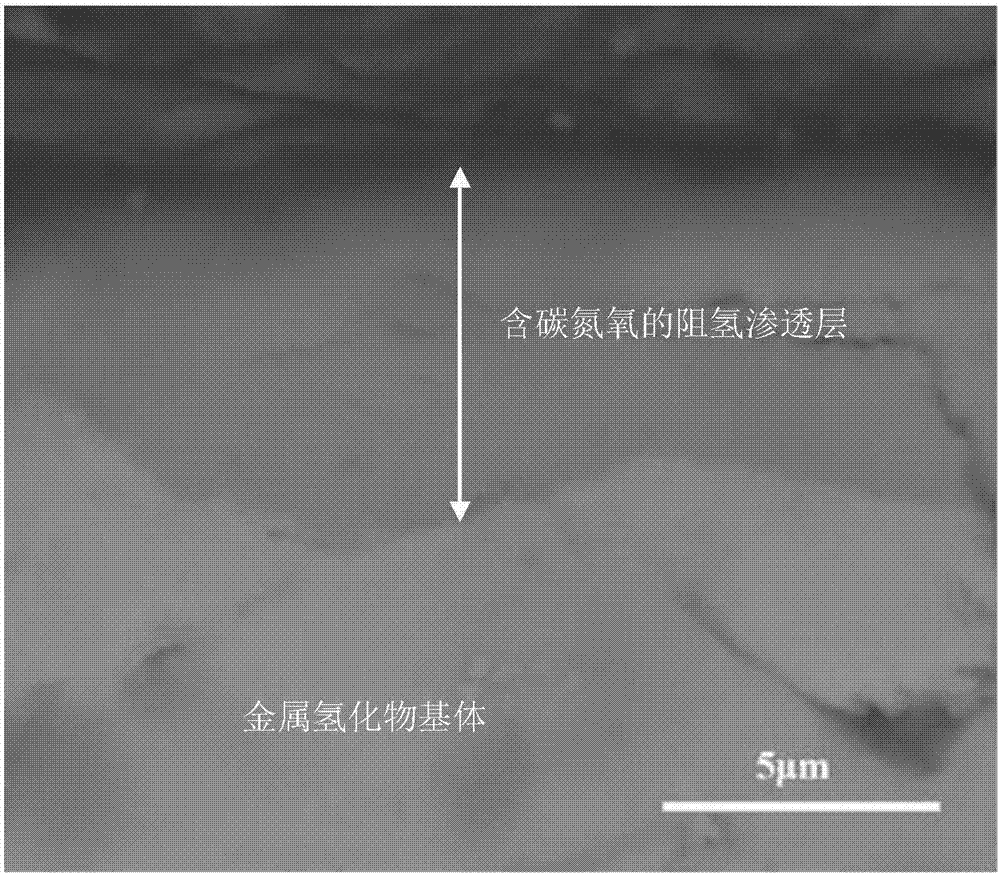 一種金屬氫化物表面阻氫滲透層的制備方法與流程