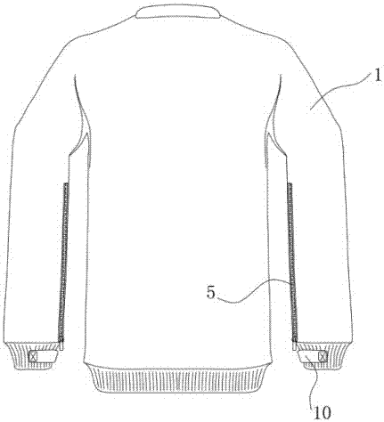 一種方便血液透析的病號(hào)服上衣的制造方法與工藝