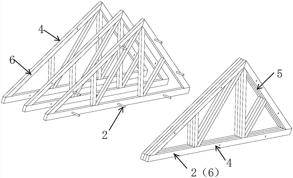 多榀轻型木桁架的制造方法与工艺