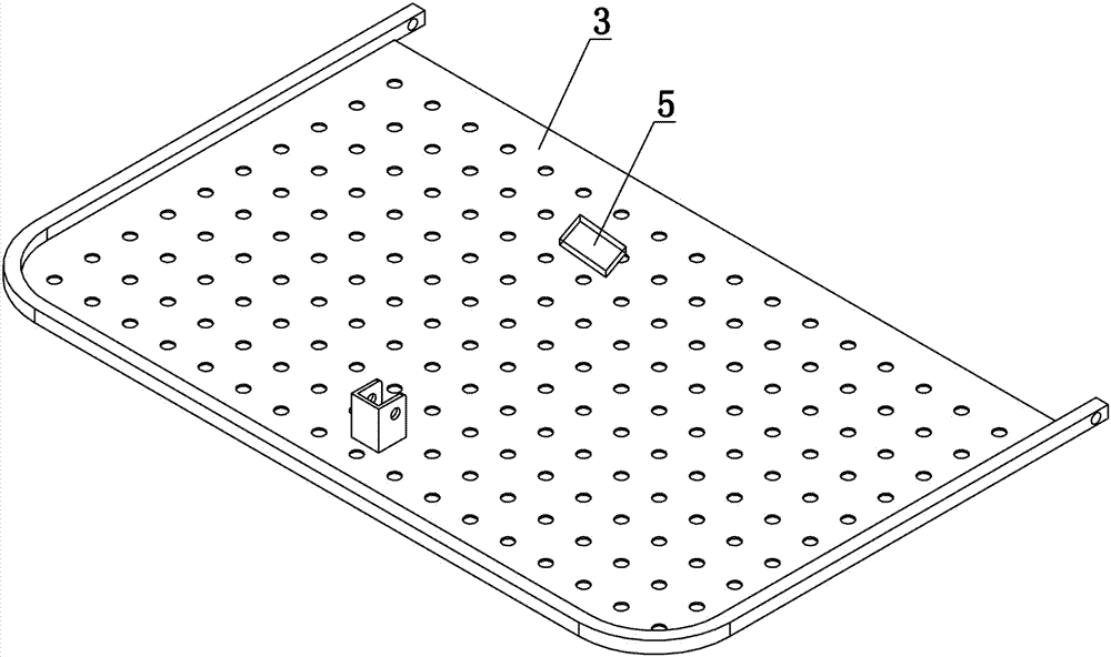 一种方便放置物品的折叠床架的制造方法与工艺