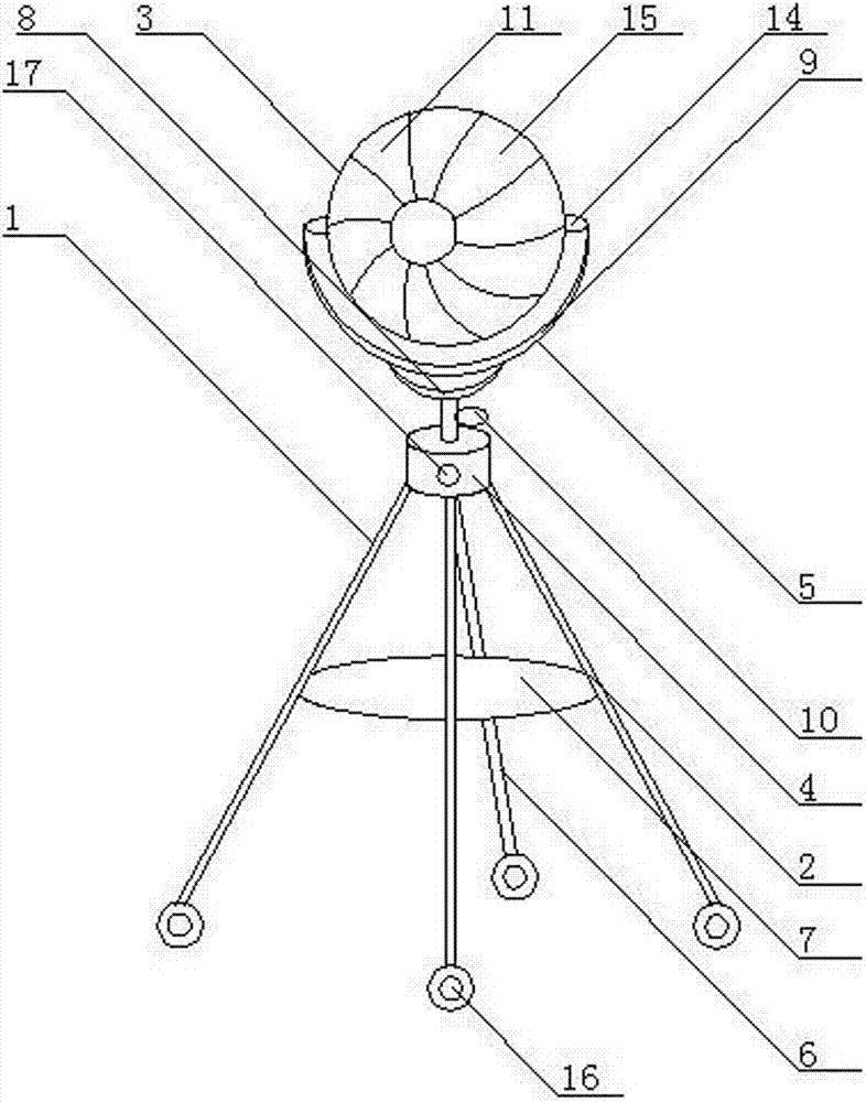 一種家用太陽(yáng)能移動(dòng)落地?zé)舻闹圃旆椒ㄅc工藝