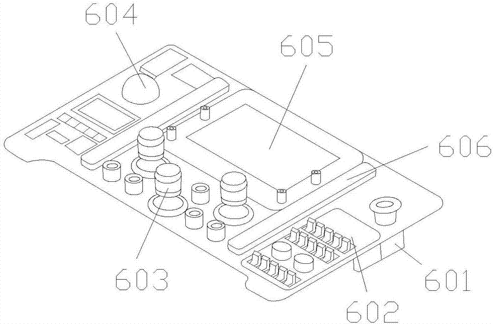 一種浴室暖風(fēng)機(jī)照明控制3D控制面板的制造方法與工藝