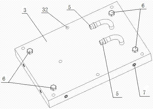 一种铜板式模具冷却装置的制造方法