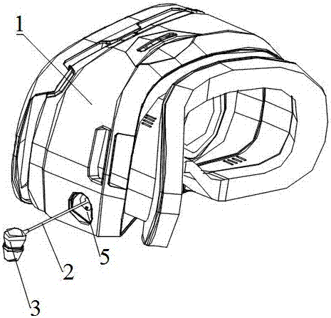 一種配有可伸縮耳機(jī)的VR眼鏡的制造方法與工藝