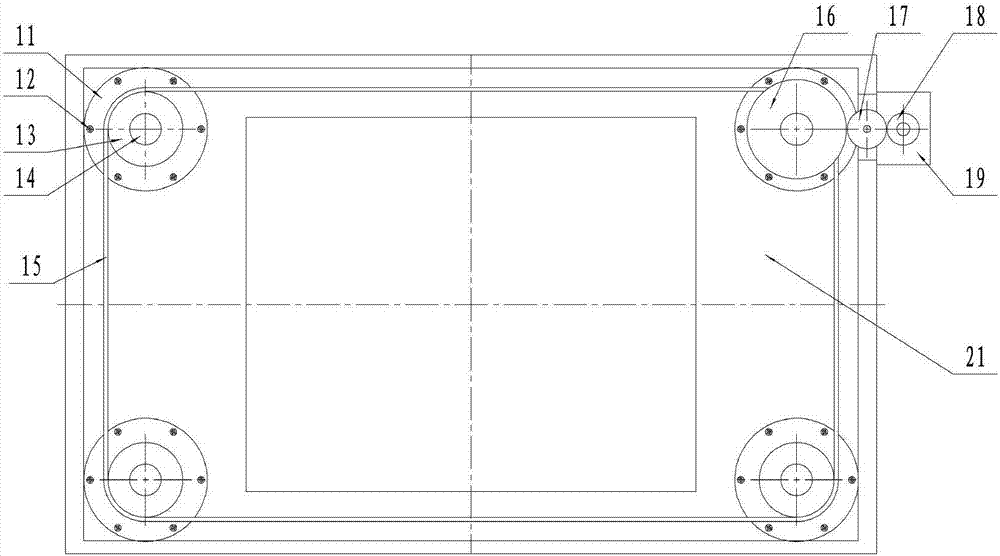 一種加工高度可調(diào)的電腦機箱主面板注塑模具加工臺的制造方法與工藝