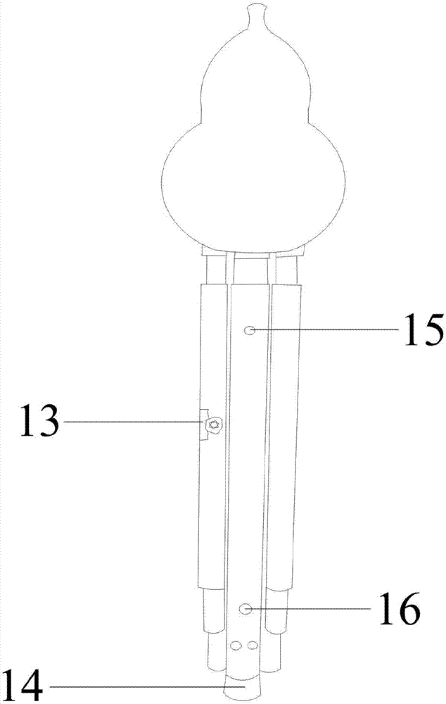 七孔寬音域葫蘆絲的制造方法與工藝