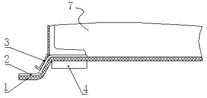 一種皮革真空干燥機工作臺板密封結構的制造方法與工藝