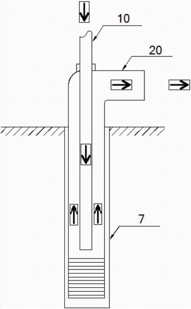 一種鹵水排井用空壓機(jī)抽取鹵水系統(tǒng)裝置的制造方法