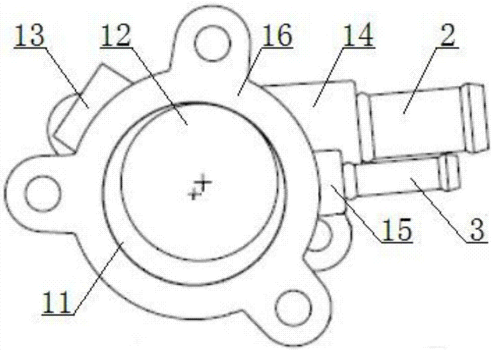 一種汽油發(fā)動(dòng)機(jī)調(diào)溫器座總成的制造方法與工藝