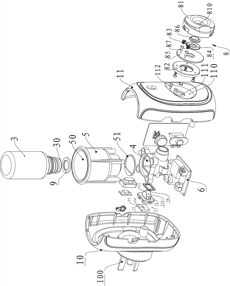 瓶装式加湿器的制作方法