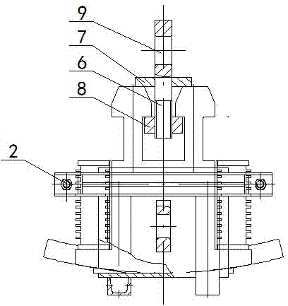 一種發(fā)電機(jī)轉(zhuǎn)子磁極吊裝裝置的制造方法